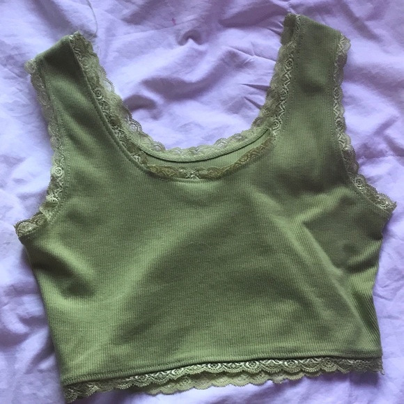 Tops - green shirt